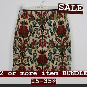 Zara boho mini skirt